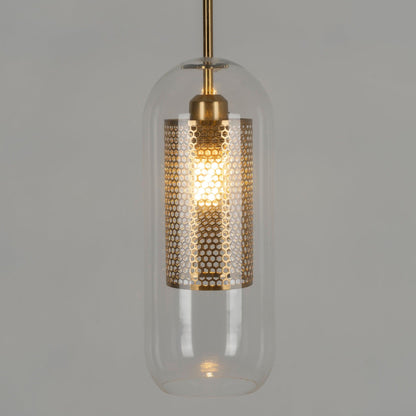 Sleek Glass Drop Pendant Light Fixture