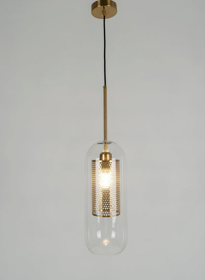 Sleek Glass Drop Pendant Light Fixture