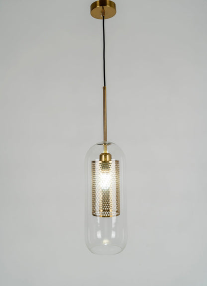 Sleek Glass Drop Pendant Light Fixture