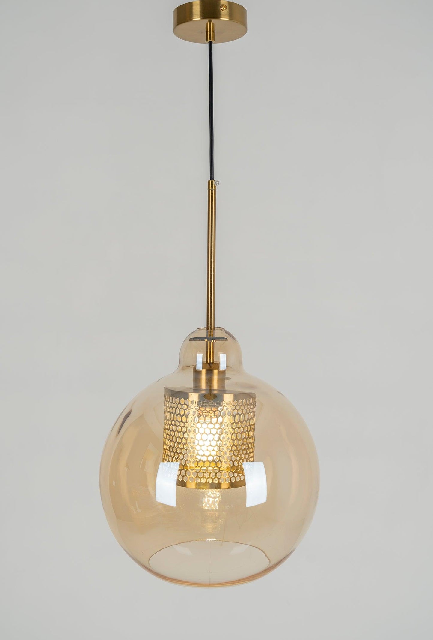 Sleek Glass Drop Pendant Light Fixture