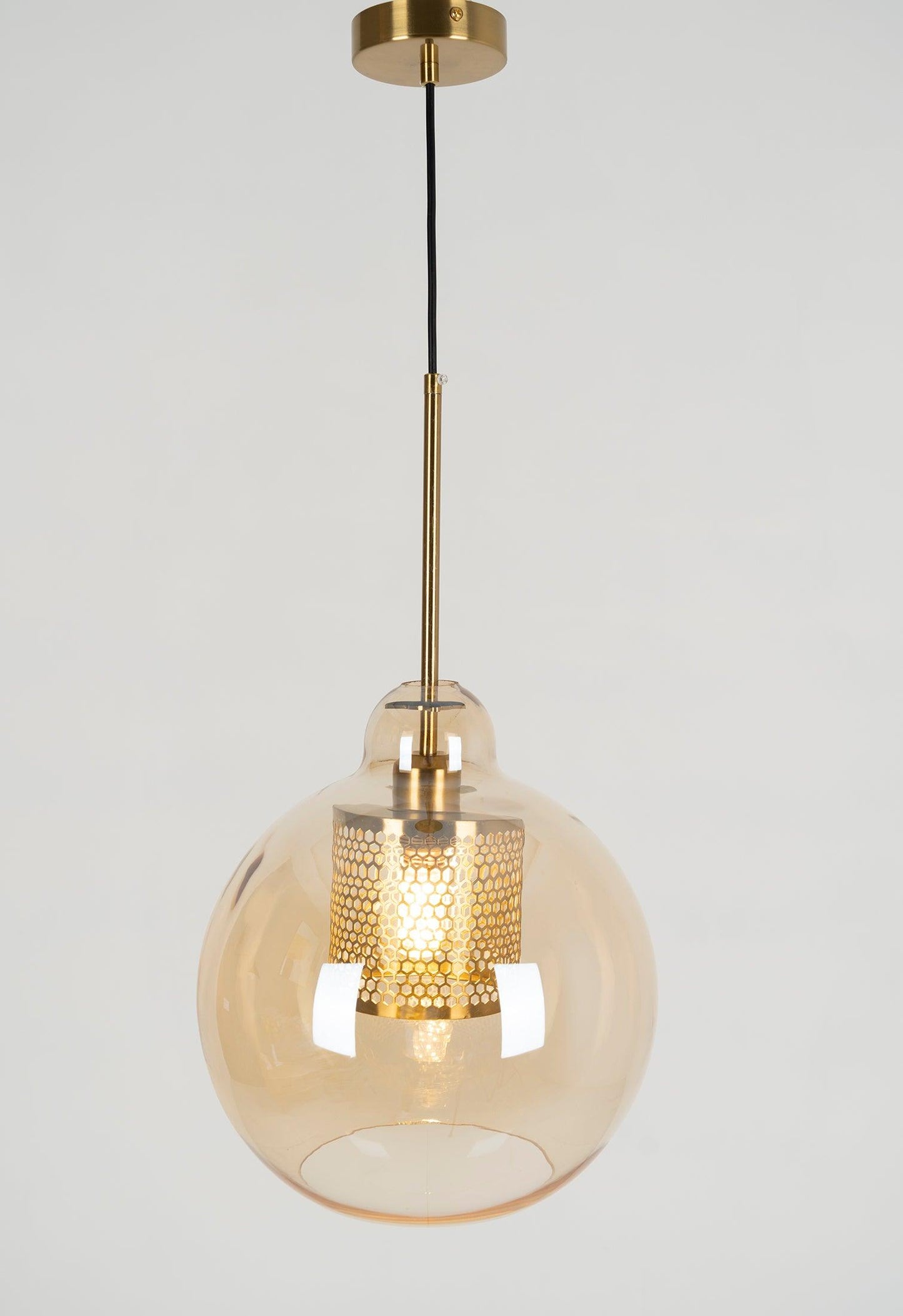 Sleek Glass Drop Pendant Light Fixture