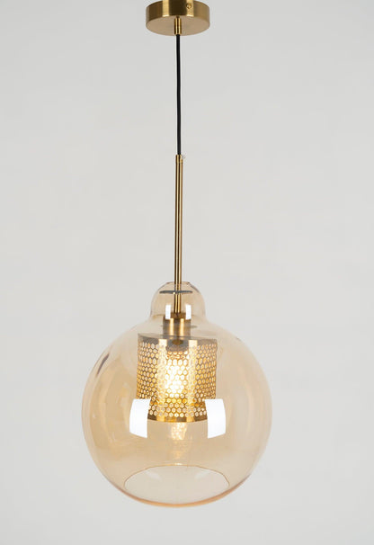 Sleek Glass Drop Pendant Light Fixture