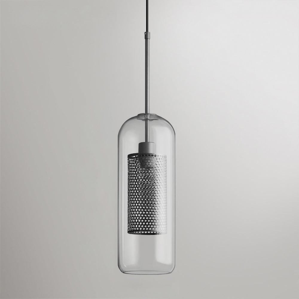 Sleek Glass Drop Pendant Light Fixture