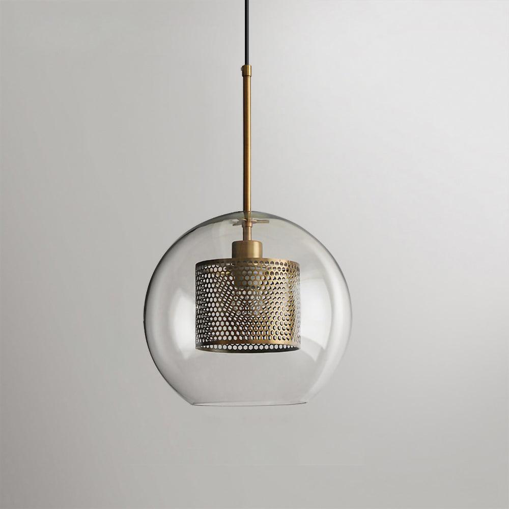 Sleek Glass Drop Pendant Light Fixture