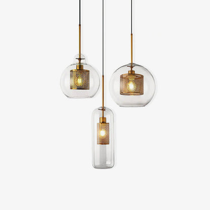 Sleek Glass Drop Pendant Light Fixture - OutfitLondon