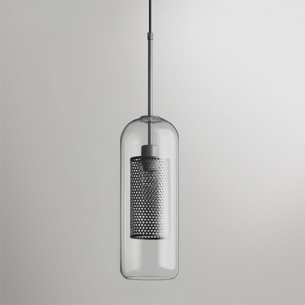 Sleek Glass Drop Pendant Light Fixture