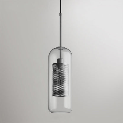 Sleek Glass Drop Pendant Light Fixture
