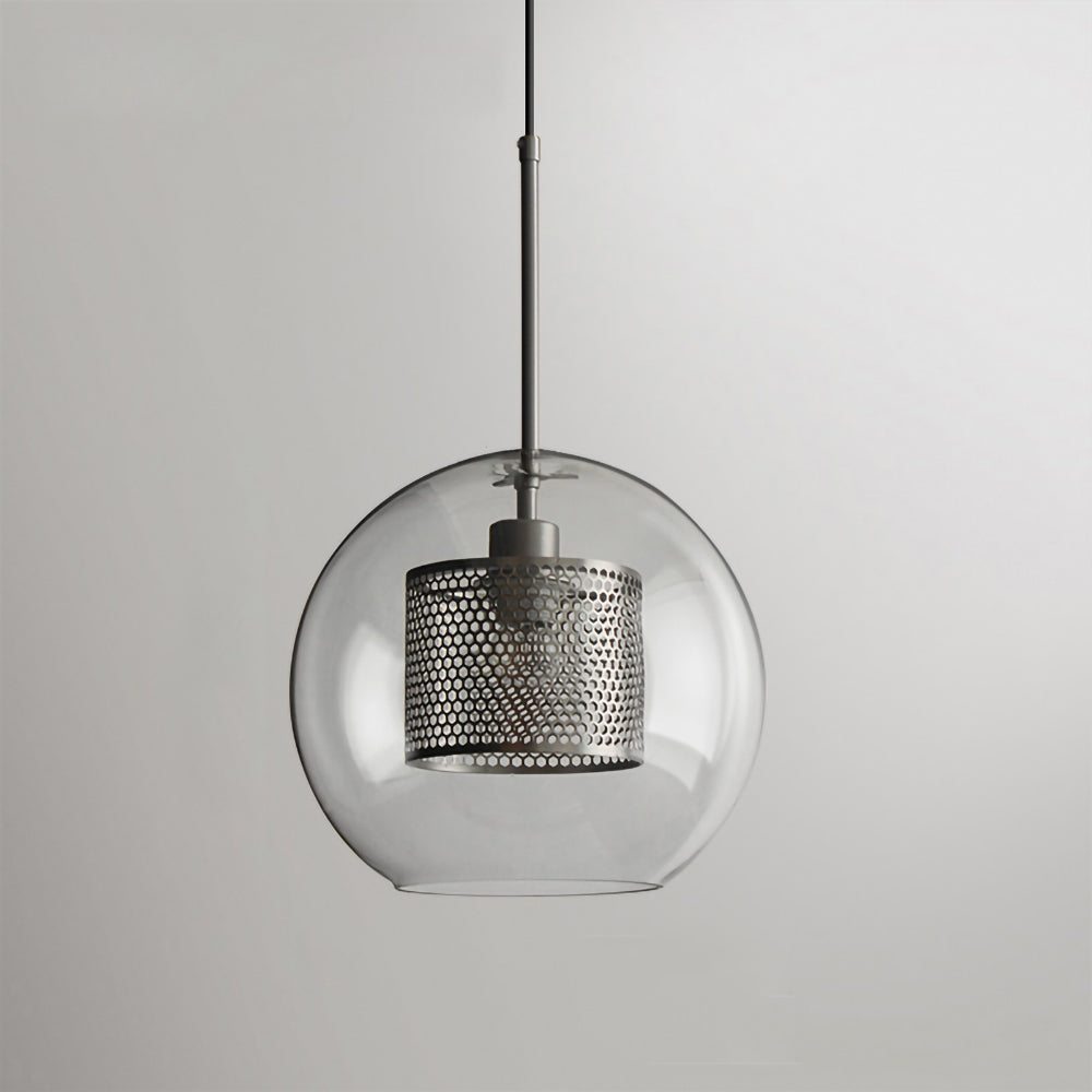 Sleek Glass Drop Pendant Light Fixture