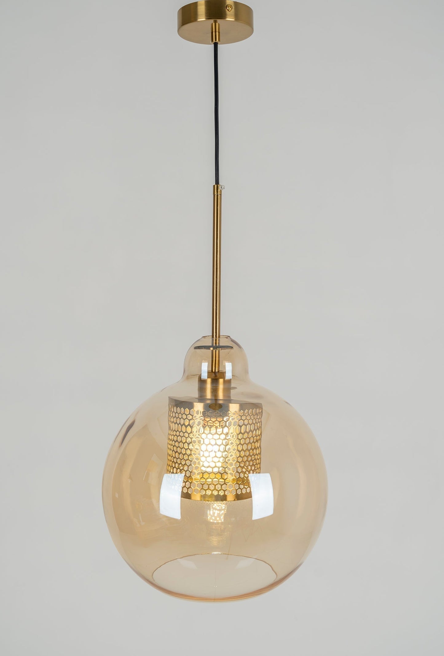 Sleek Glass Drop Pendant Light Fixture