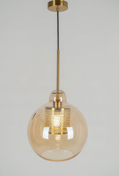 Sleek Glass Drop Pendant Light Fixture