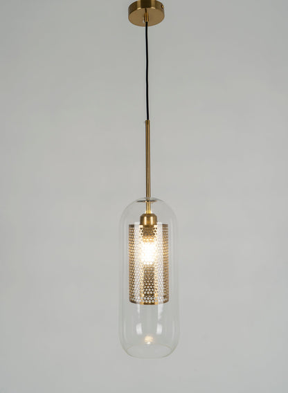 Sleek Glass Drop Pendant Light Fixture