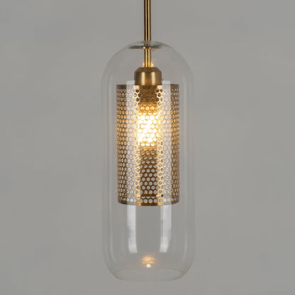 Sleek Glass Drop Pendant Light Fixture
