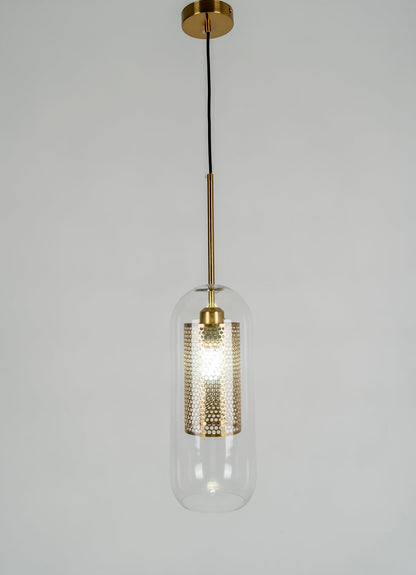 Sleek Glass Drop Pendant Light Fixture