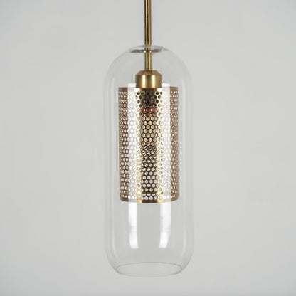 Sleek Glass Drop Pendant Light Fixture