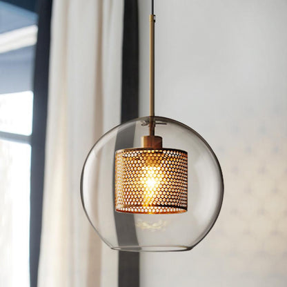 Sleek Glass Drop Pendant Light Fixture
