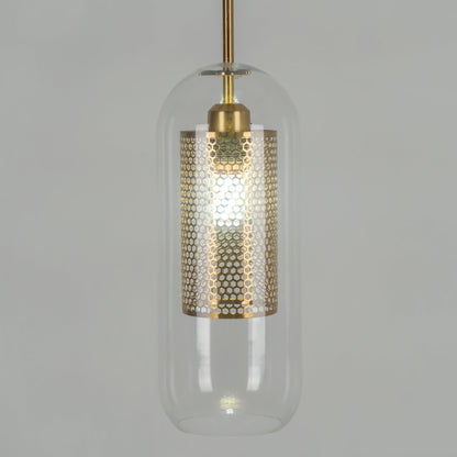 Sleek Glass Drop Pendant Light Fixture