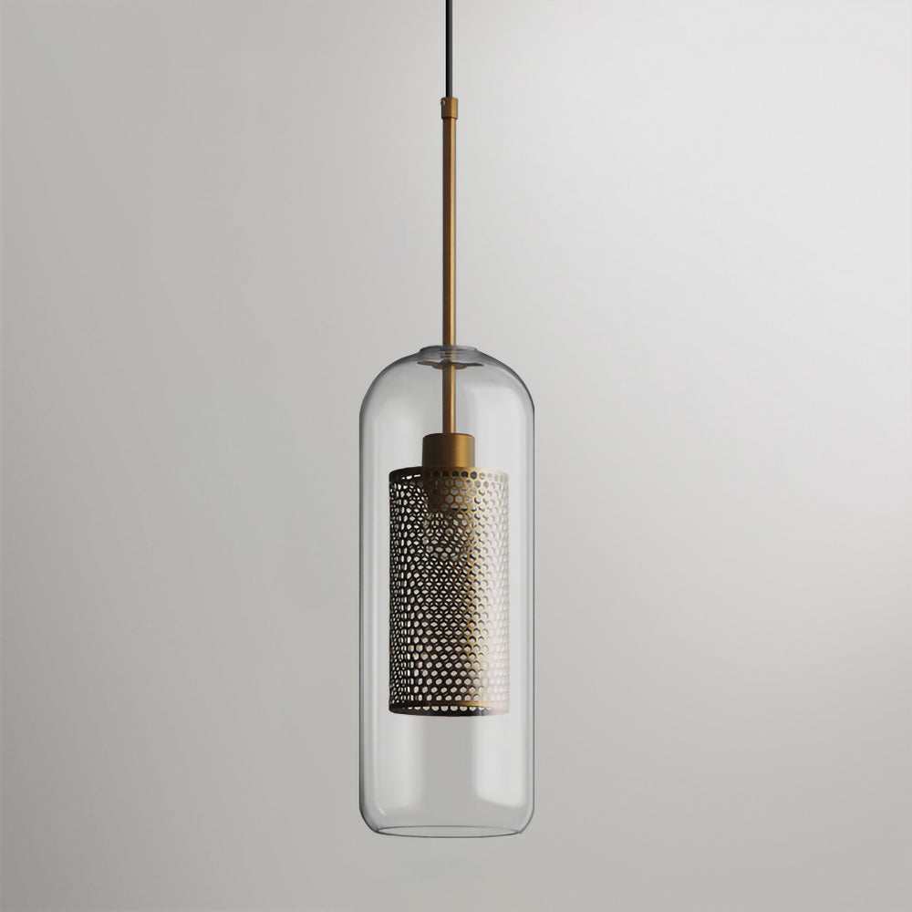 Sleek Glass Drop Pendant Light Fixture