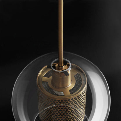 Sleek Glass Drop Pendant Light Fixture