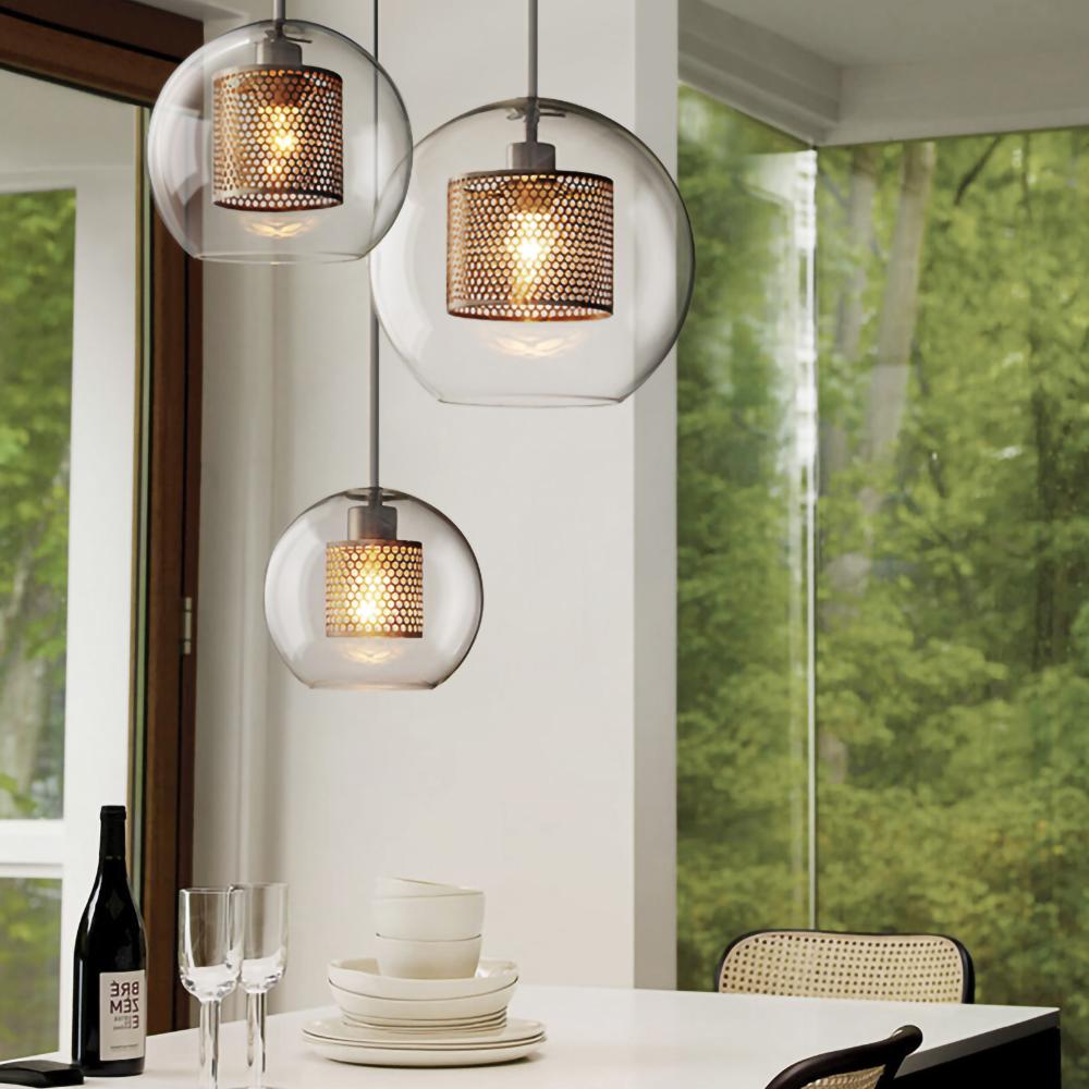 Sleek Glass Drop Pendant Light Fixture