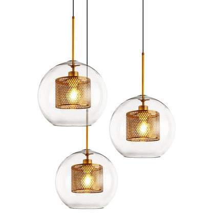 Sleek Glass Drop Pendant Light Fixture