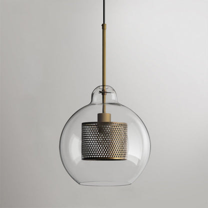 Sleek Glass Drop Pendant Light Fixture