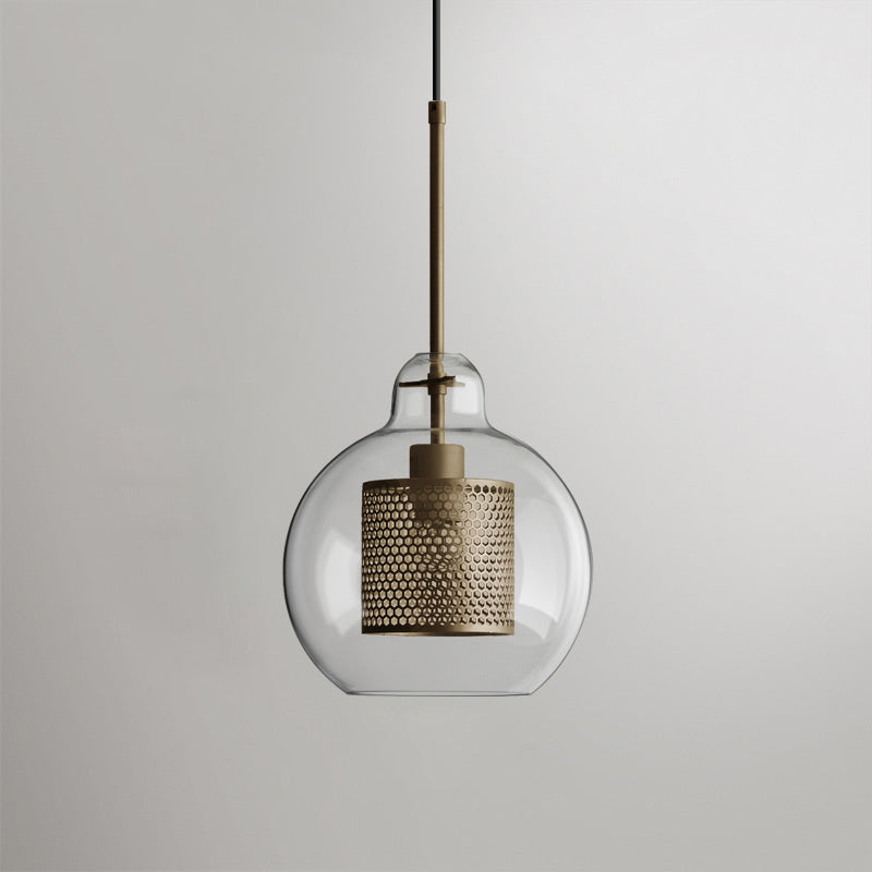 Sleek Glass Drop Pendant Light Fixture