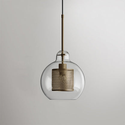 Sleek Glass Drop Pendant Light Fixture