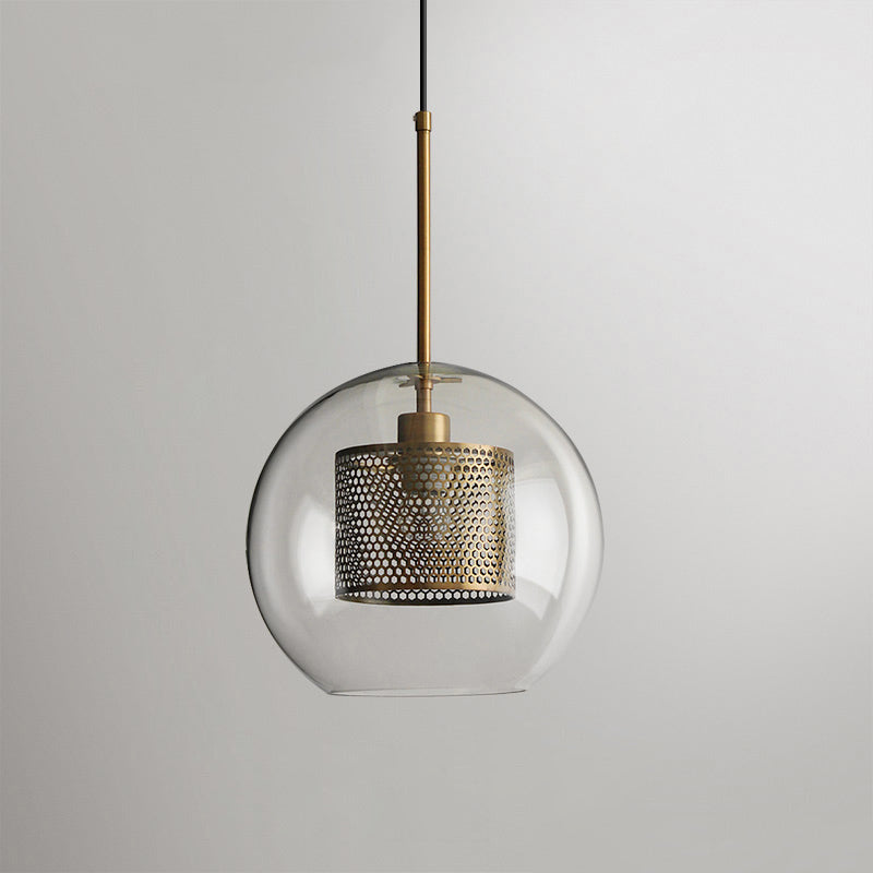 Sleek Glass Drop Pendant Light Fixture
