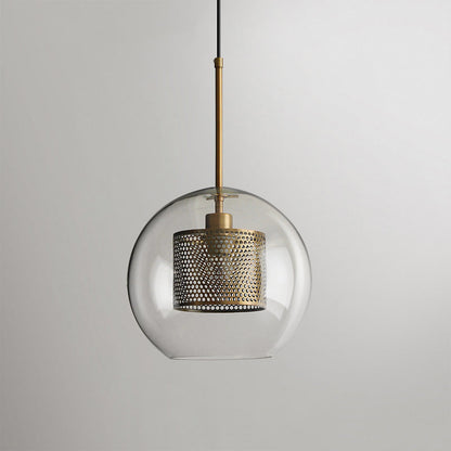 Sleek Glass Drop Pendant Light Fixture