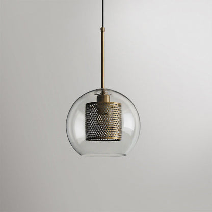 Sleek Glass Drop Pendant Light Fixture