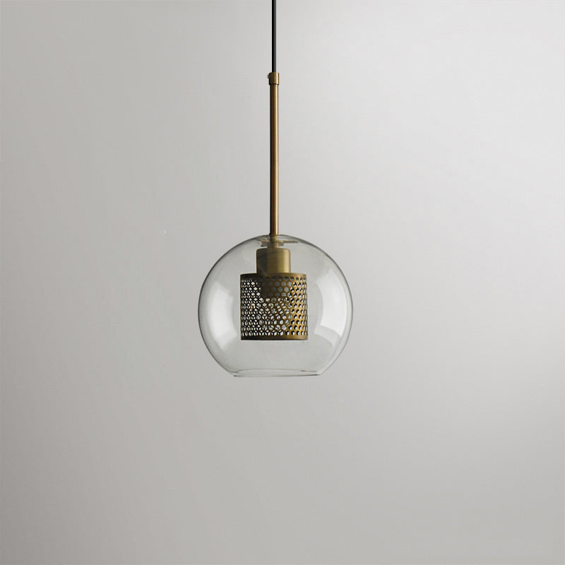 Sleek Glass Drop Pendant Light Fixture