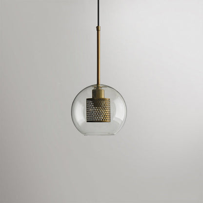 Sleek Glass Drop Pendant Light Fixture
