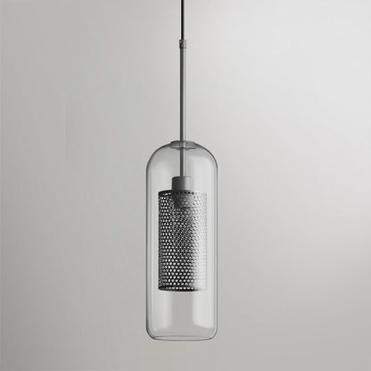 Sleek Glass Drop Pendant Light Fixture
