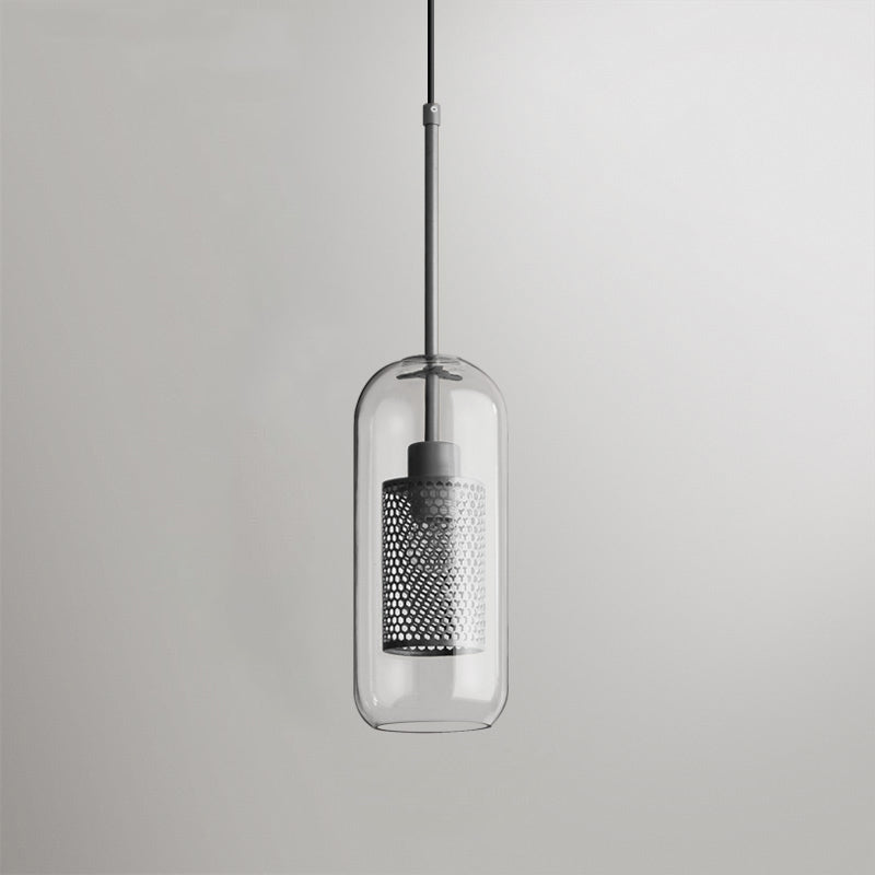 Sleek Glass Drop Pendant Light Fixture