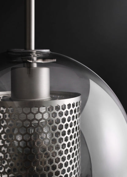 Sleek Glass Drop Pendant Light Fixture