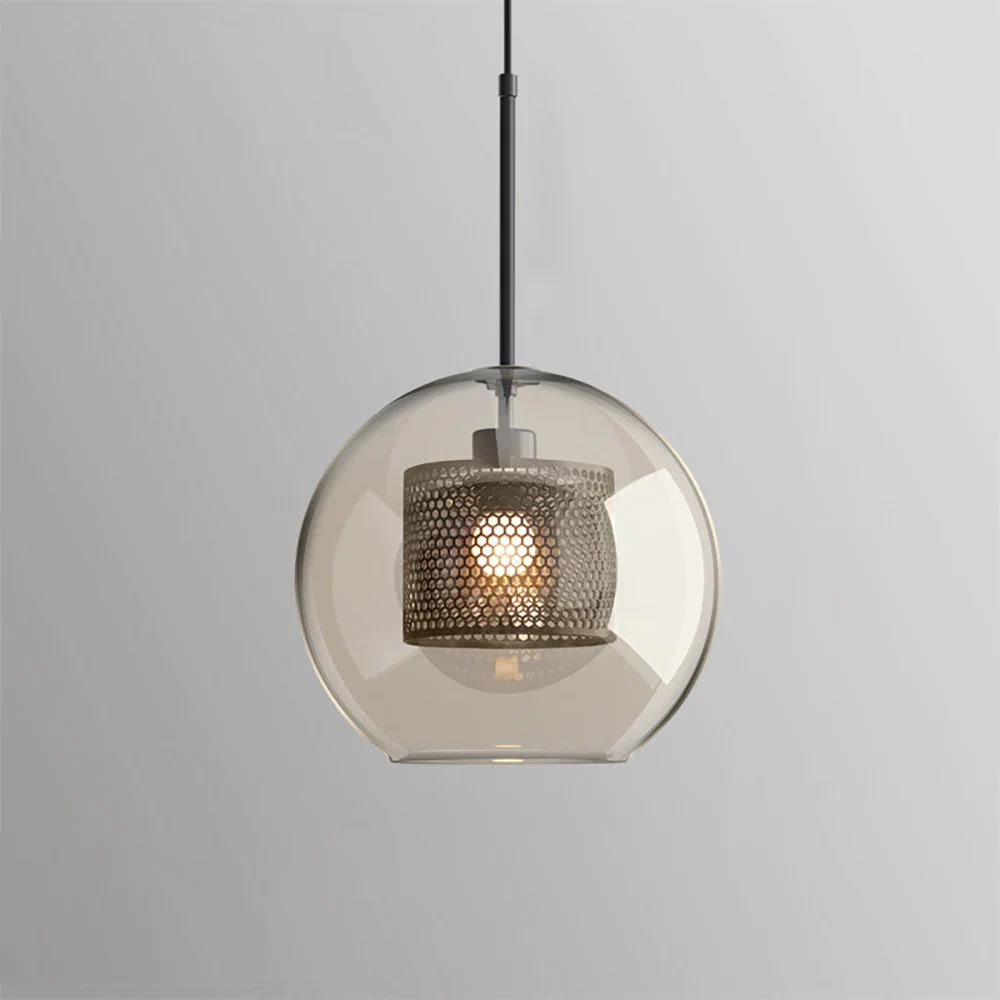 Sleek Glass Drop Pendant Light Fixture