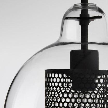 Sleek Glass Drop Pendant Light Fixture