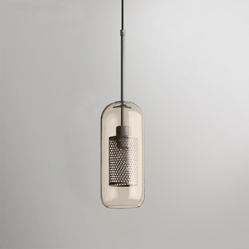 Sleek Glass Drop Pendant Light Fixture