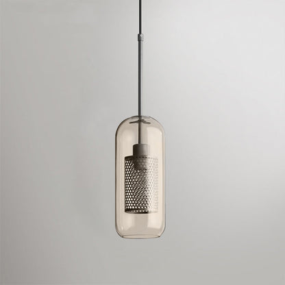 Sleek Glass Drop Pendant Light Fixture