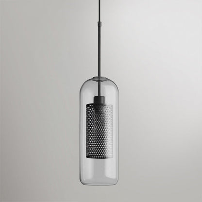 Sleek Glass Drop Pendant Light Fixture