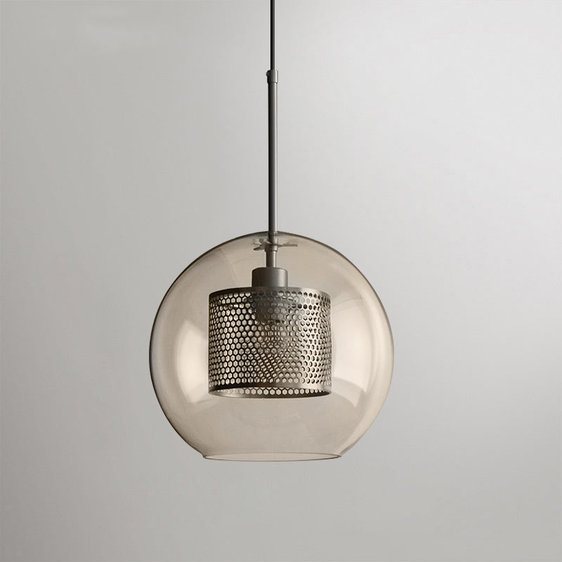 Sleek Glass Drop Pendant Light Fixture