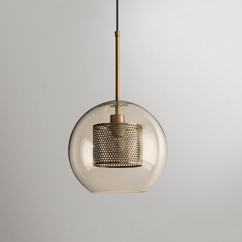 Sleek Glass Drop Pendant Light Fixture