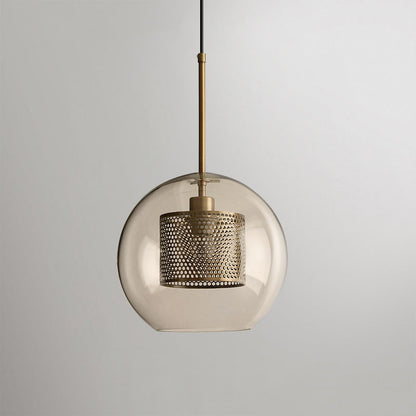 Sleek Glass Drop Pendant Light Fixture