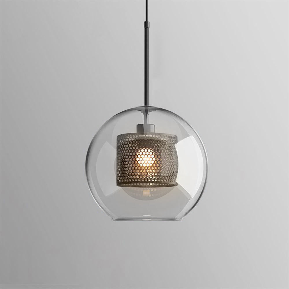 Sleek Glass Drop Pendant Light Fixture