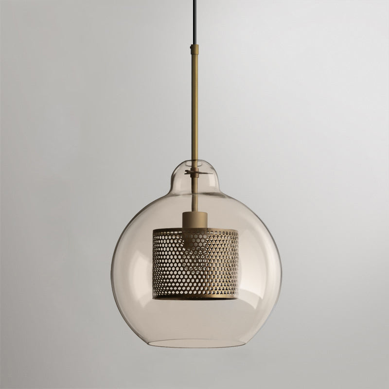 Sleek Glass Drop Pendant Light Fixture
