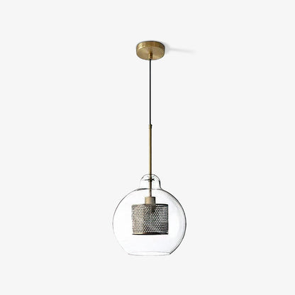 Sleek Glass Drop Pendant Light Fixture