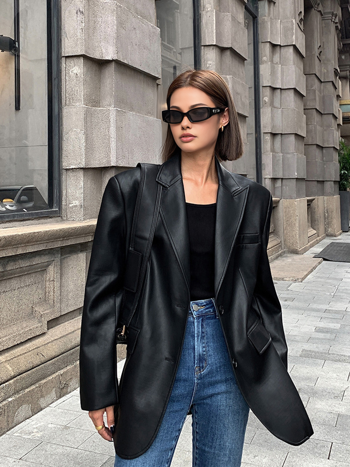 Chloe | Women's Elegant Notch Collar Fitted Blazer