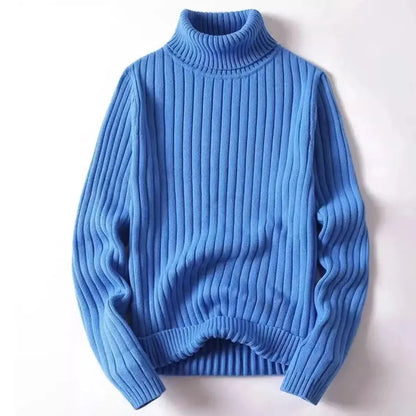 Chloie Women's Wool Turtleneck Sweater - OutfitLondon
