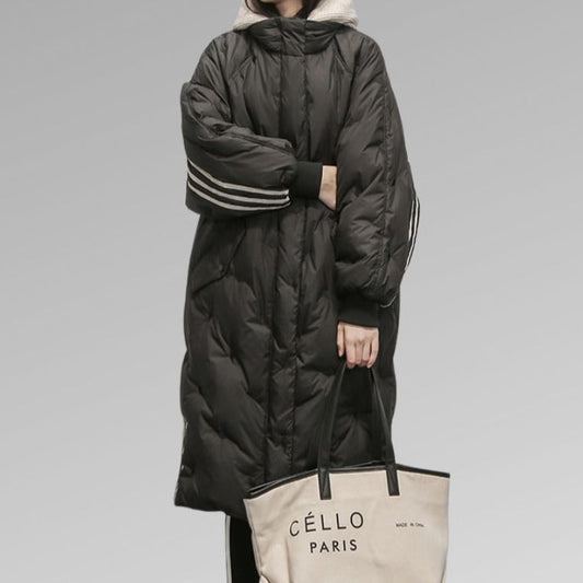 Women's Long Wool Jacket - OutfitLondon