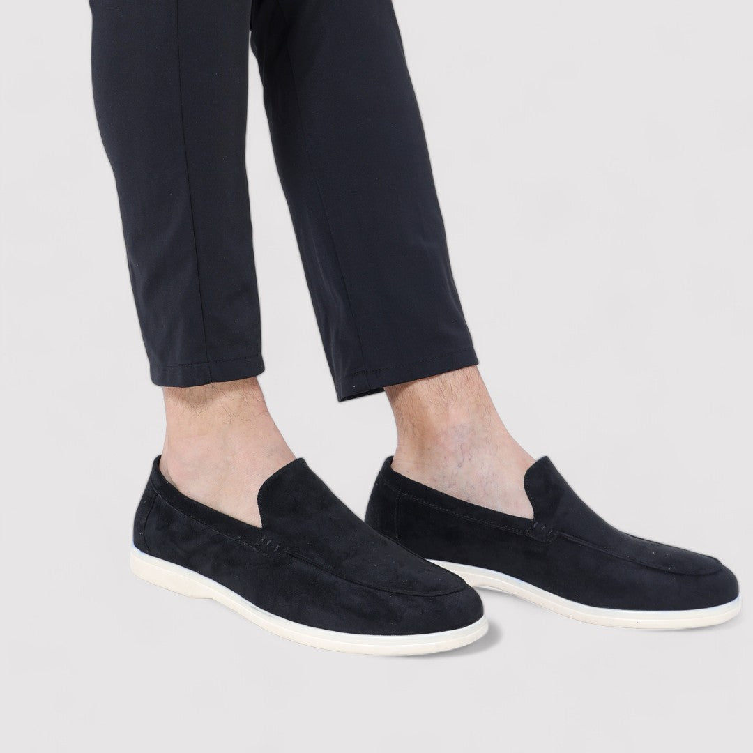 Christian Loafers | Men's Suede Slip-On Loafers